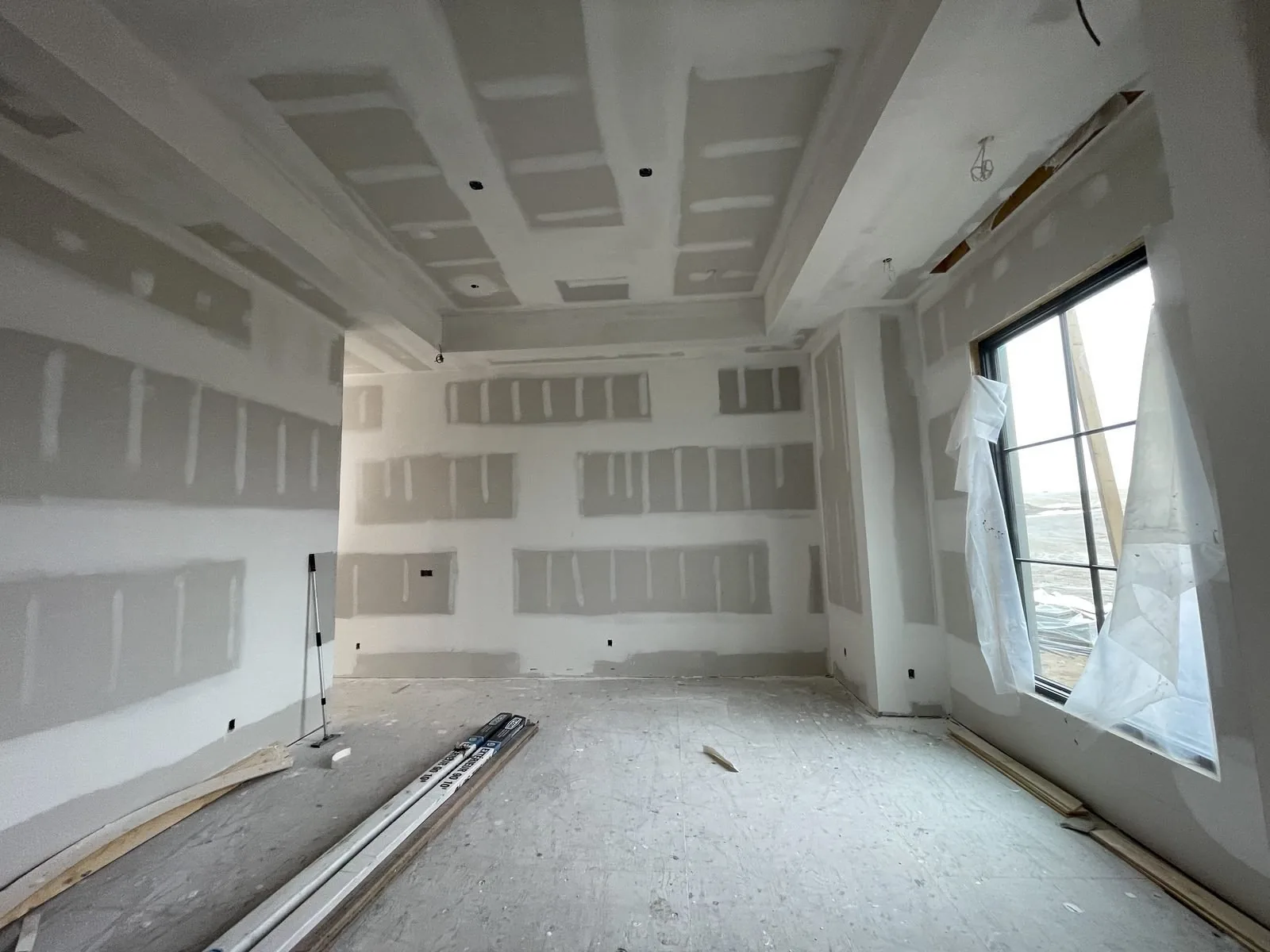 LR Contracting coffered ceiling custom home Oakville