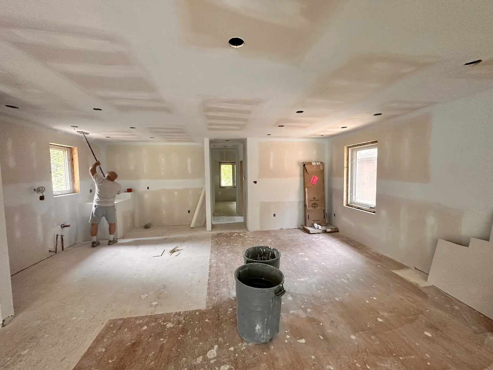 Painting Crew At Work
