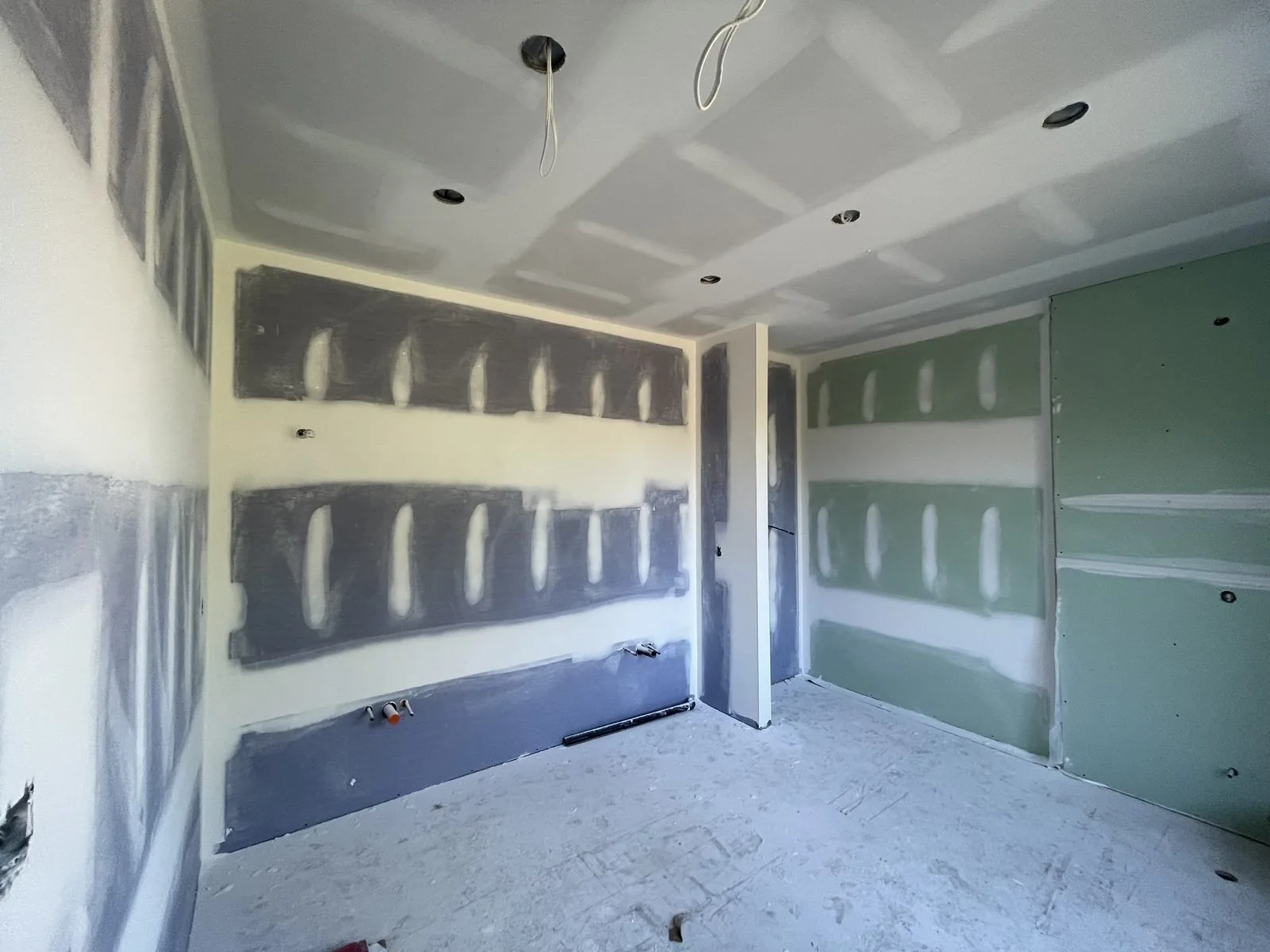 Custom home drywall taped luxury Halton