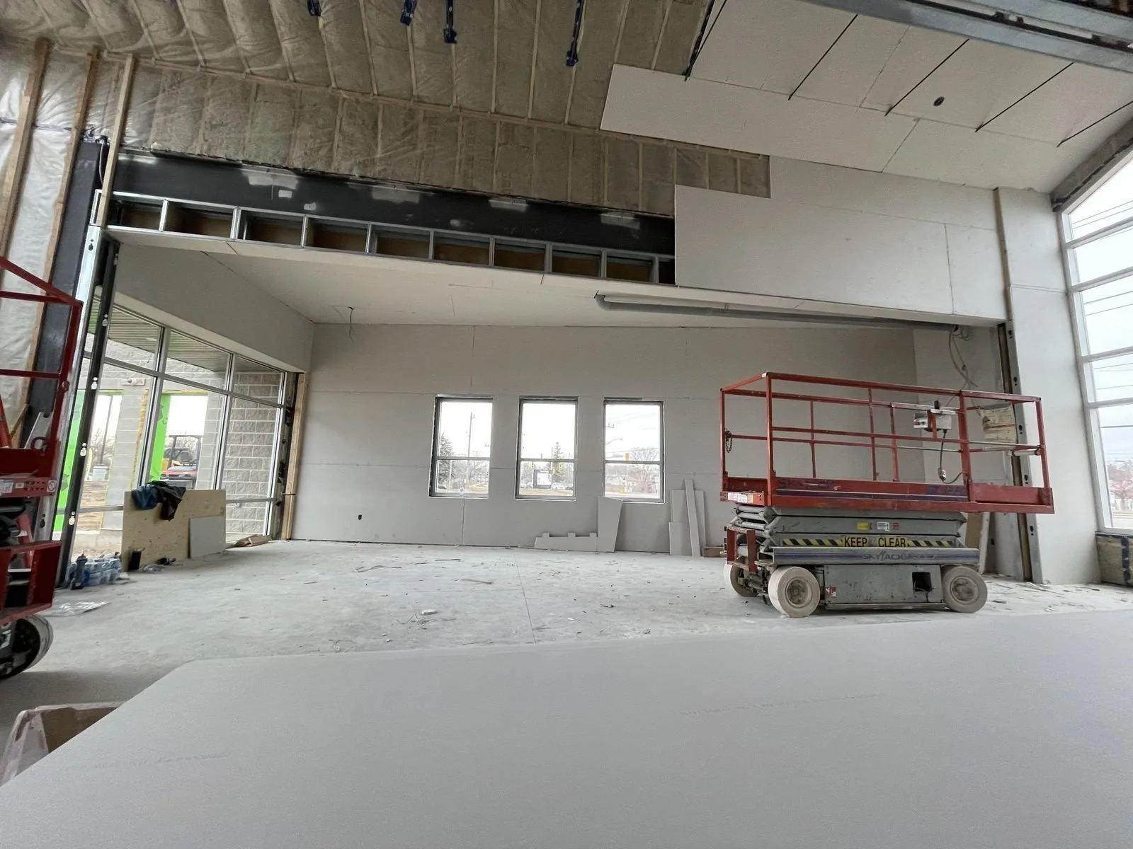 Commercial drywall full height Halton Region