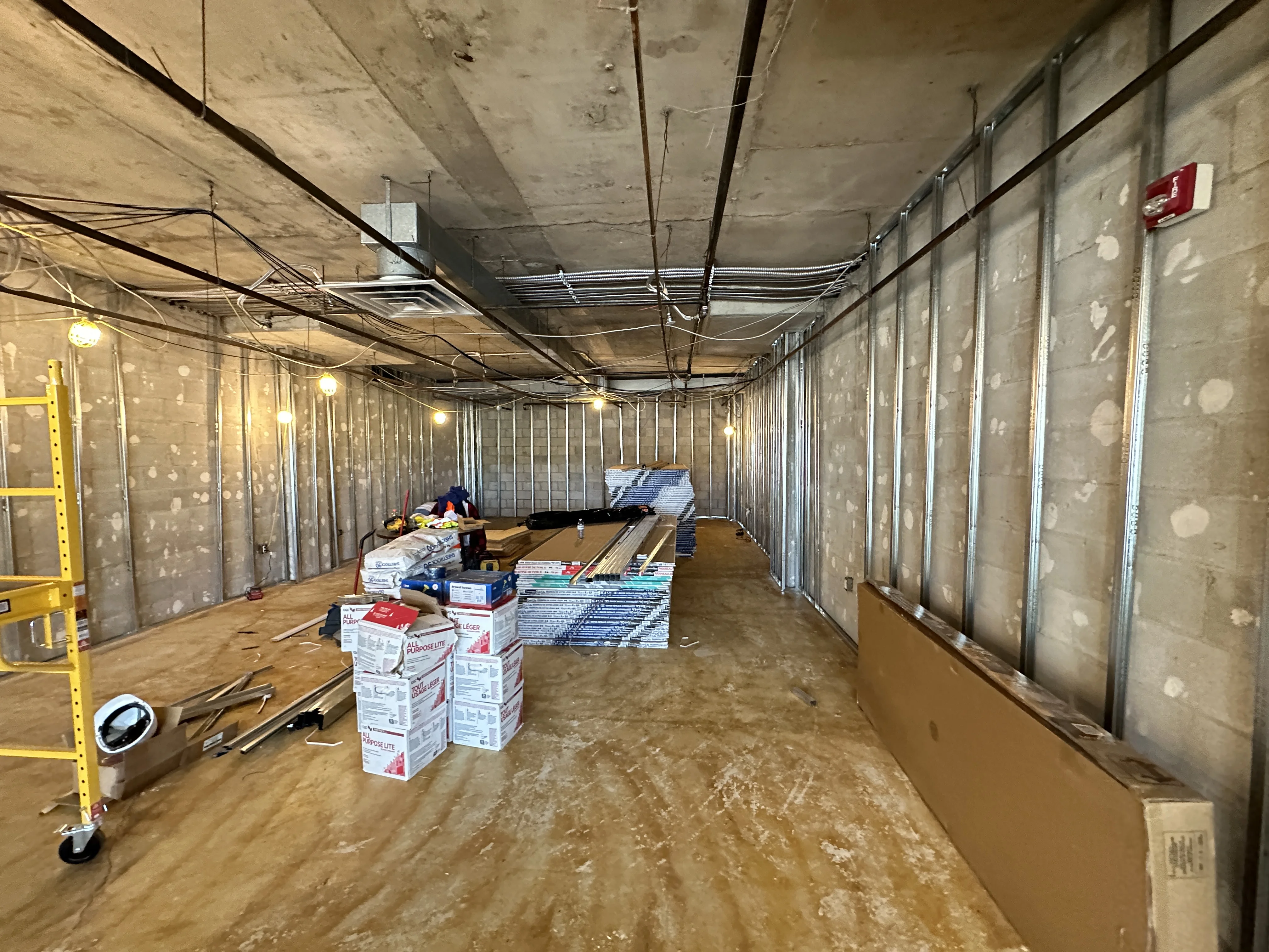 Metal Framing Retail Space