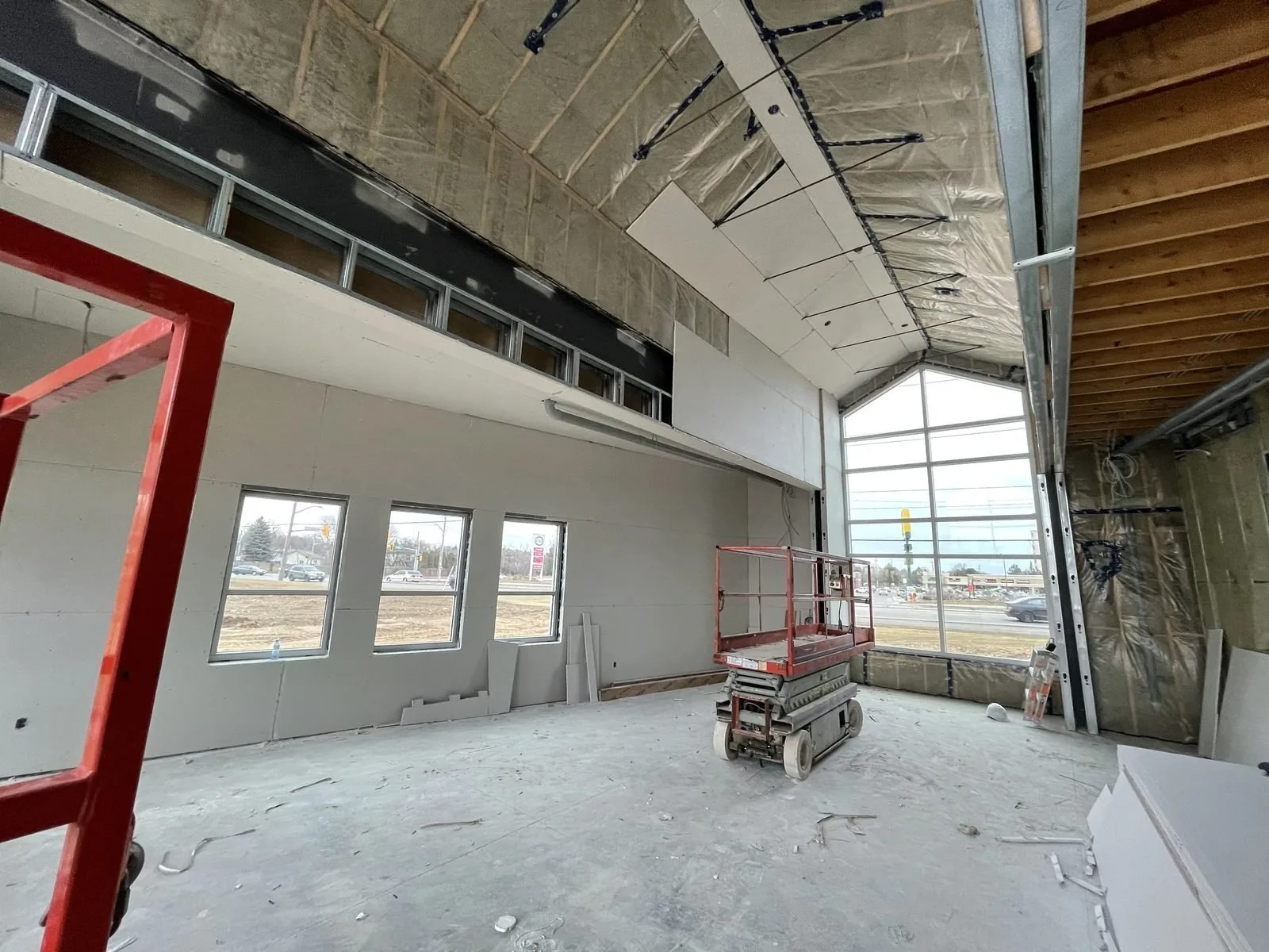 Commercial new build drywall